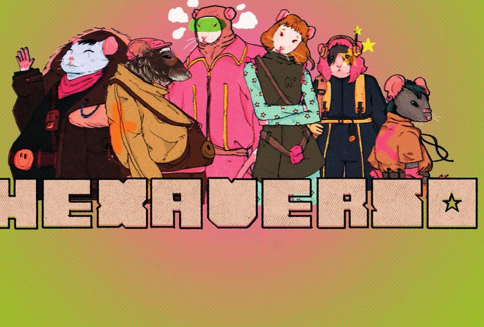 Os seis protagonistas do Hexaverso