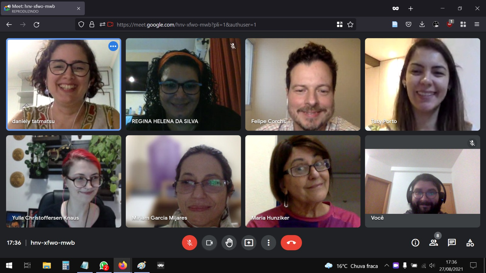 CRIACOM 2022 — Reunião de equipe online